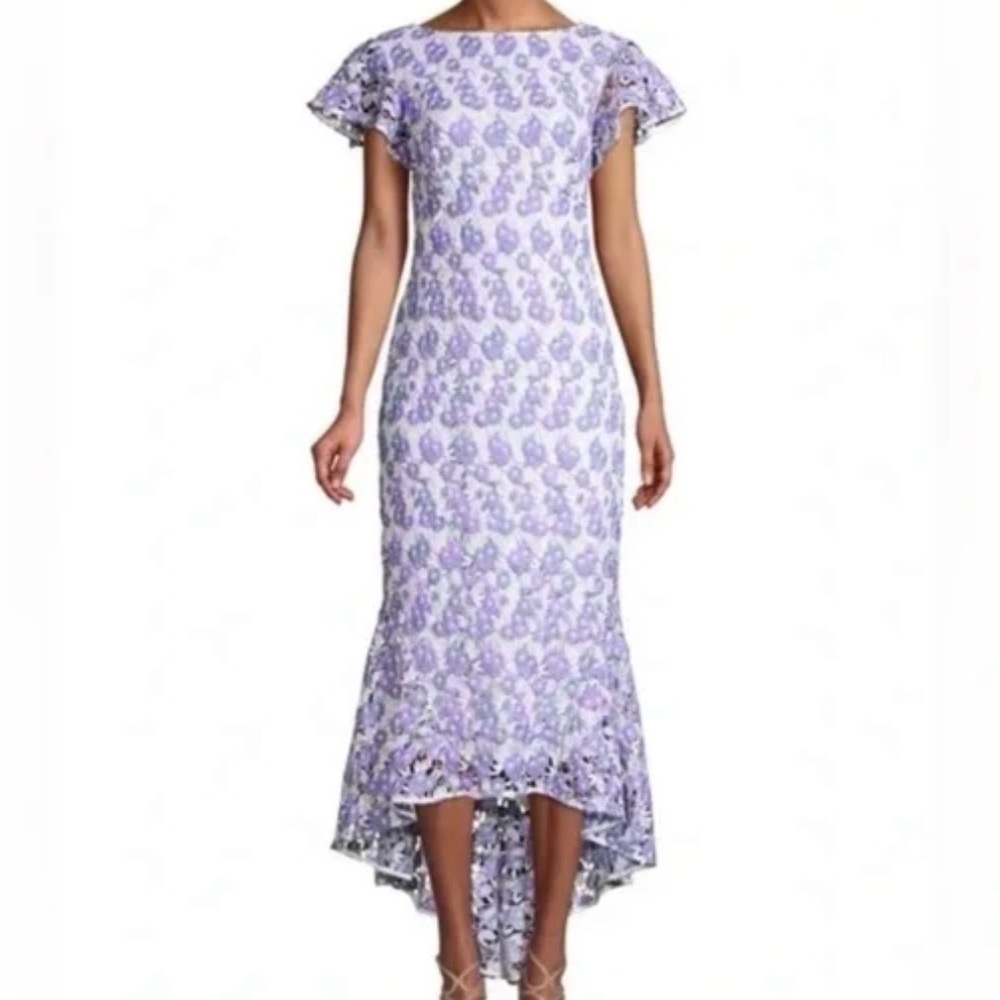 Shoshanna Genoveva Lace Midi Dress Size 6